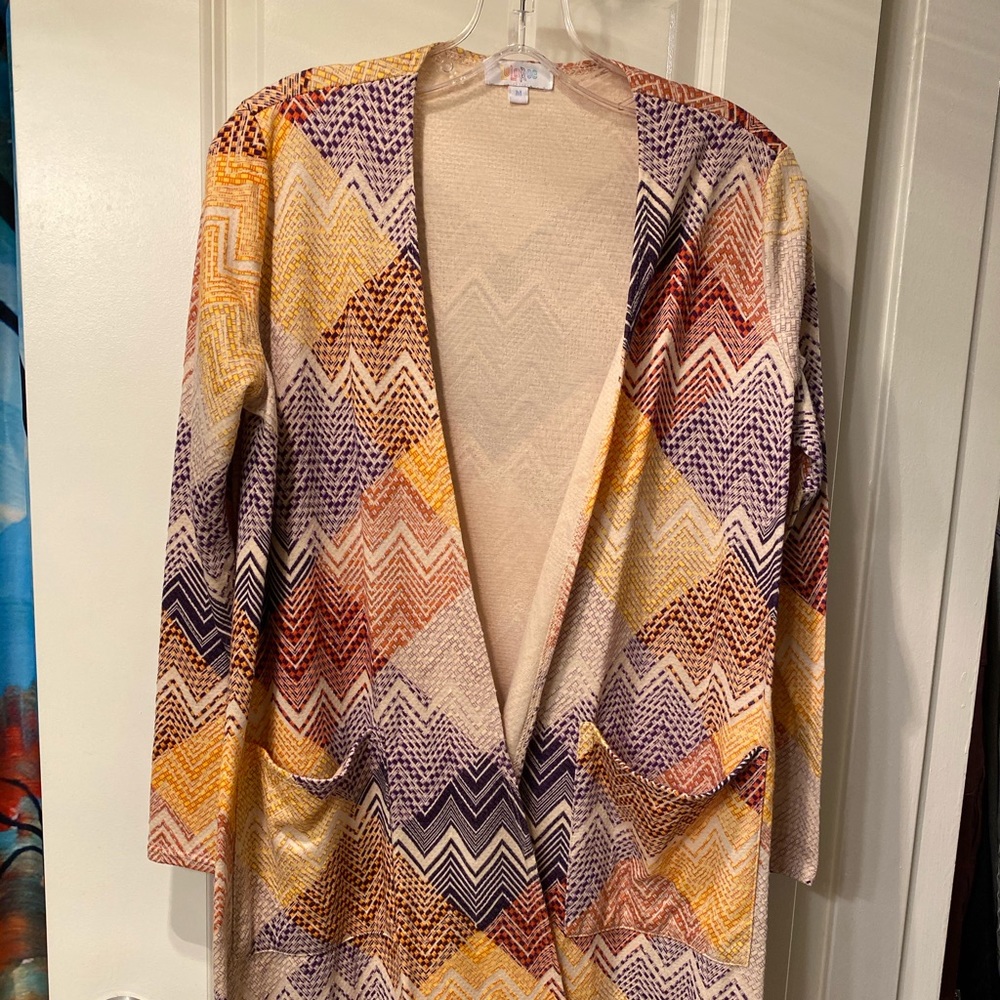 Women’s Boho Duster Sweater multicolor